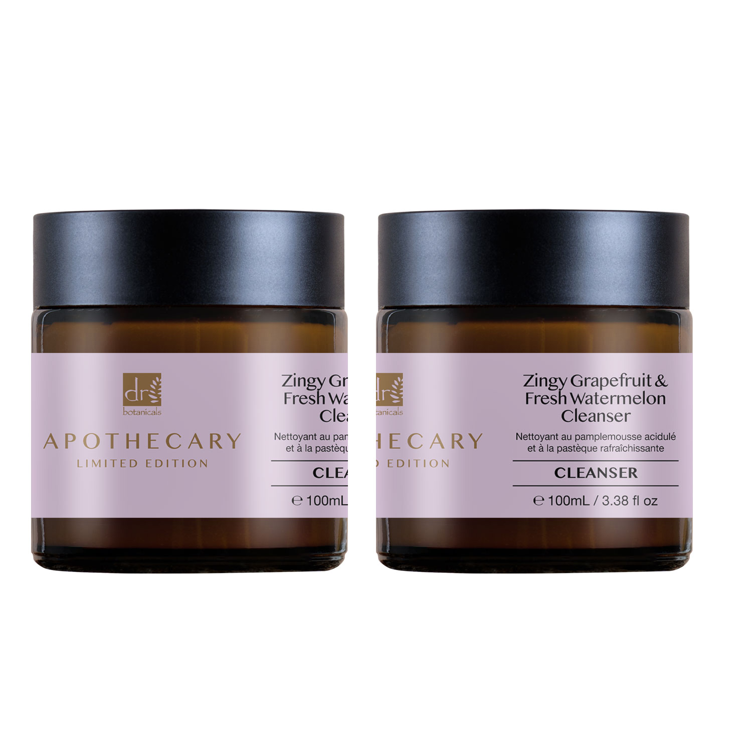 Thumbnail - Dr Botanicals Zingy Grapefruit & Frische Wassermelone Cleanser 100ml x 2