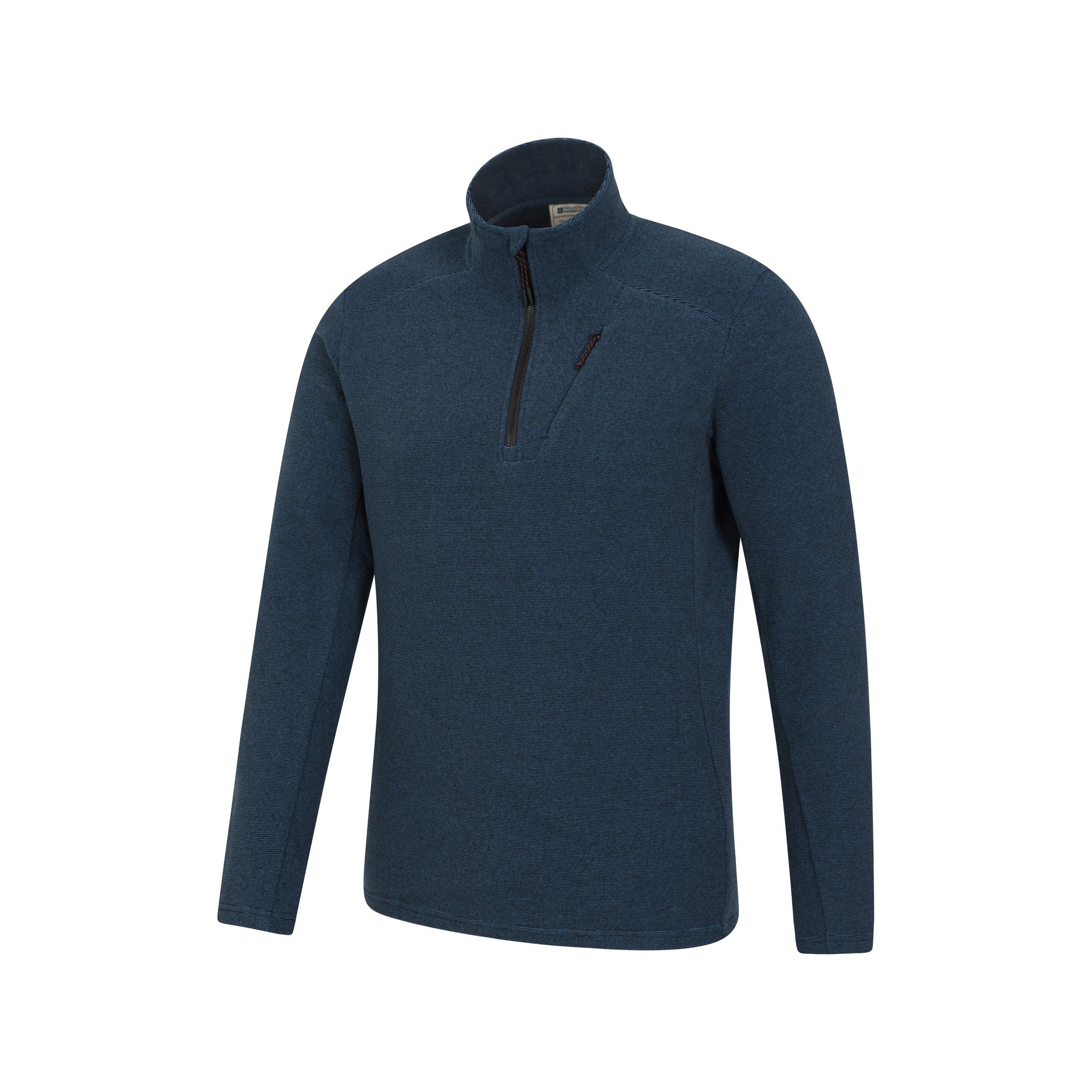 Mountain Warehou Mens Ridge Half Zip Fleece Top (Blå) tröjor herr – bild 2