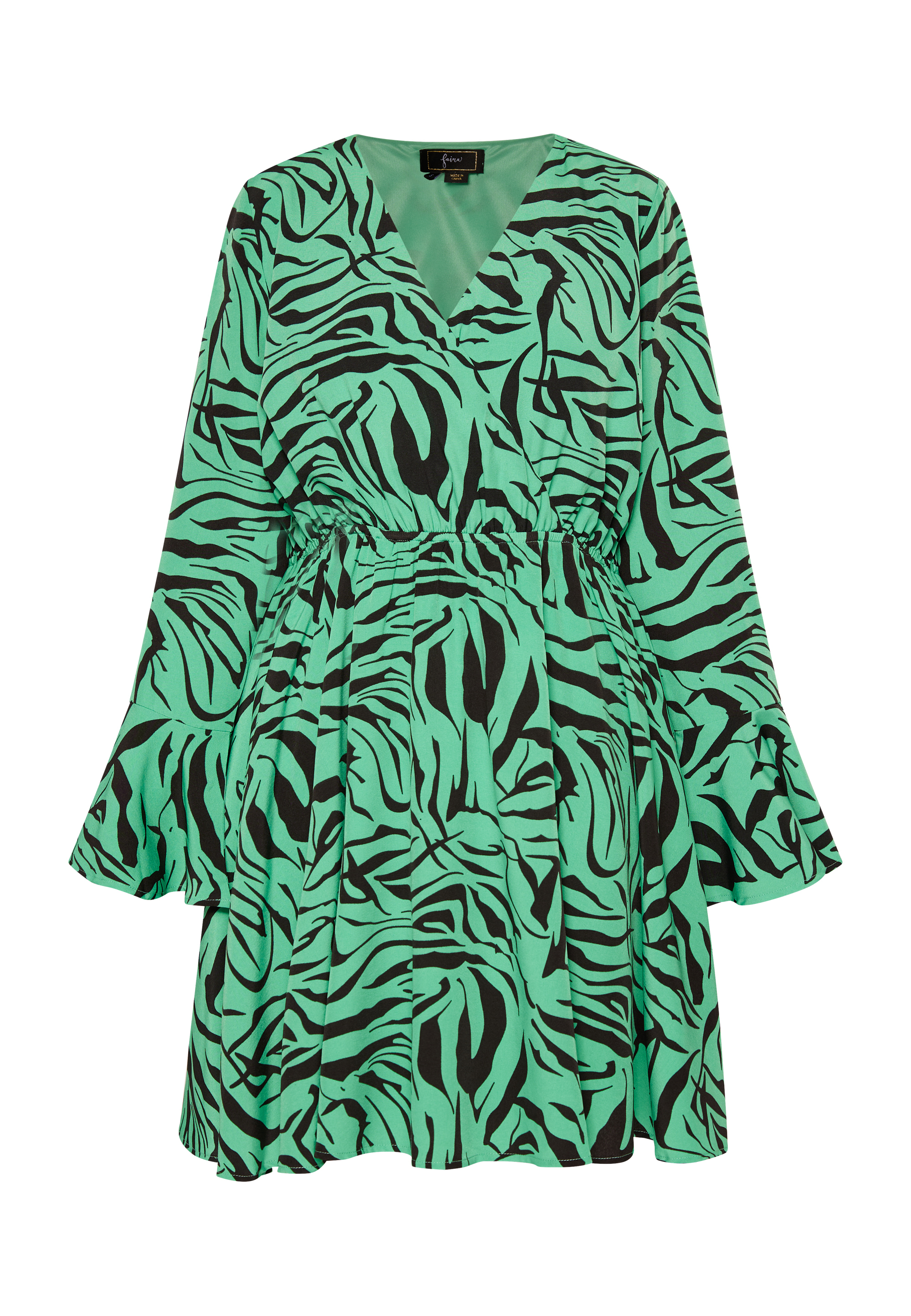 Thumbnail - faina robe - imprimé zèbre sookie