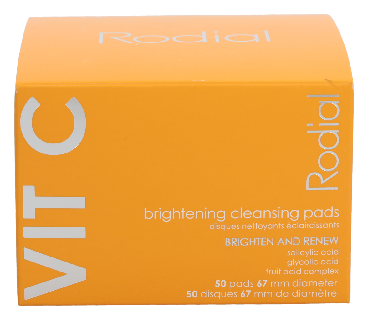 Rodial Vit C Ljusnande Rengöringskuddar 50-pack rengöring & peeling dam – bild 2