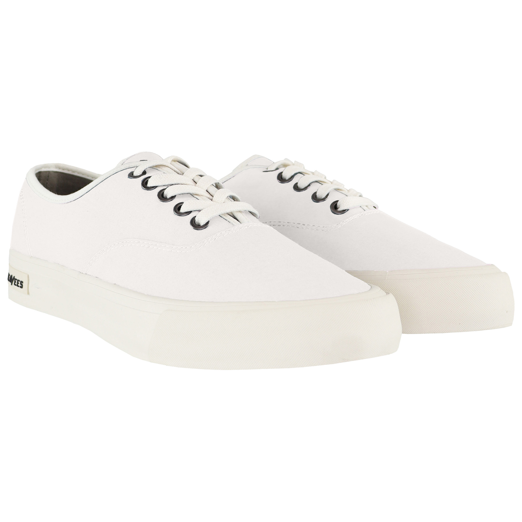 Seavees Legend White Plimsolls för herrar låga sneakers – bild 2