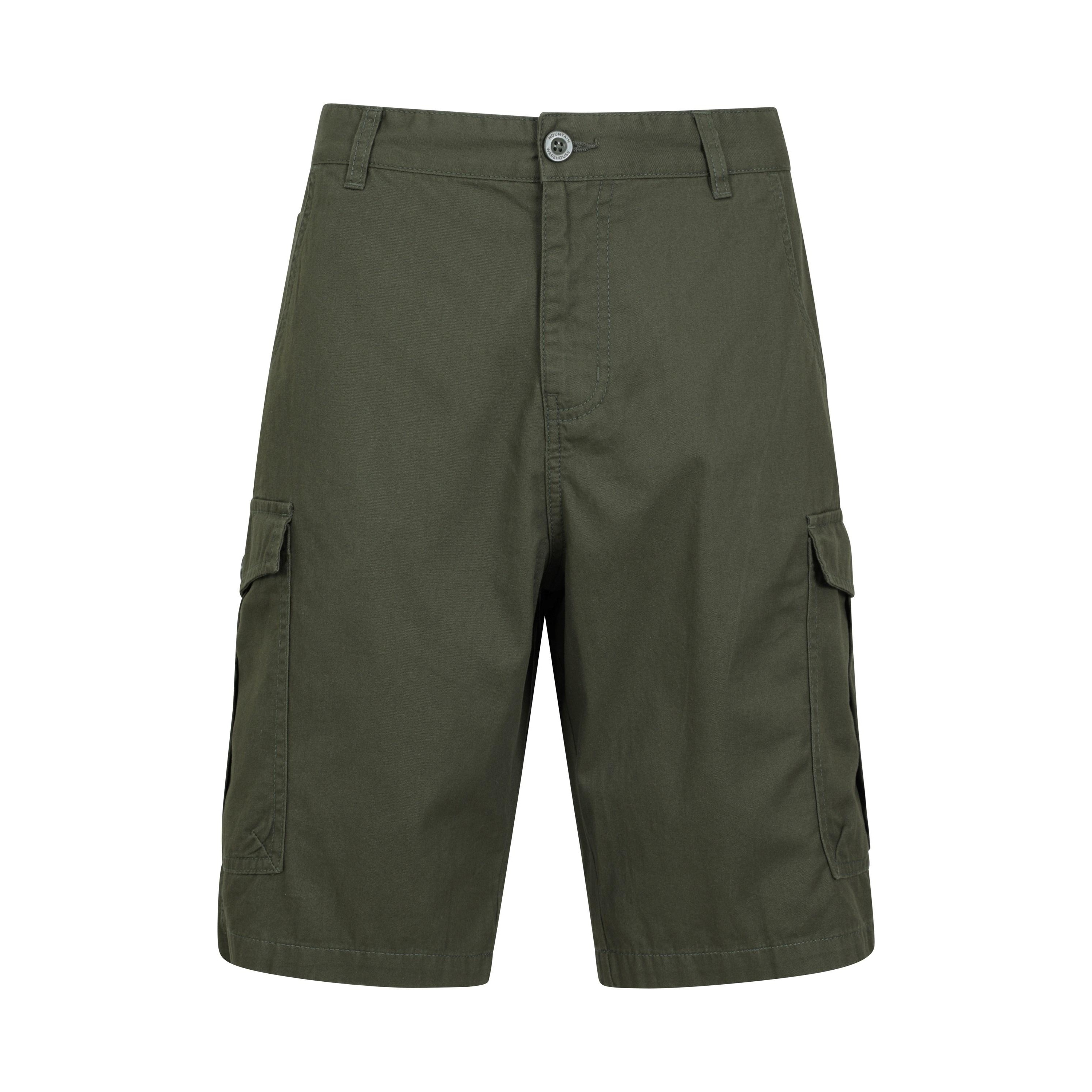 Thumbnail - Mountain Warehouse - "Lakeside" Cargo-Shorts für Herren (Khakigrün)