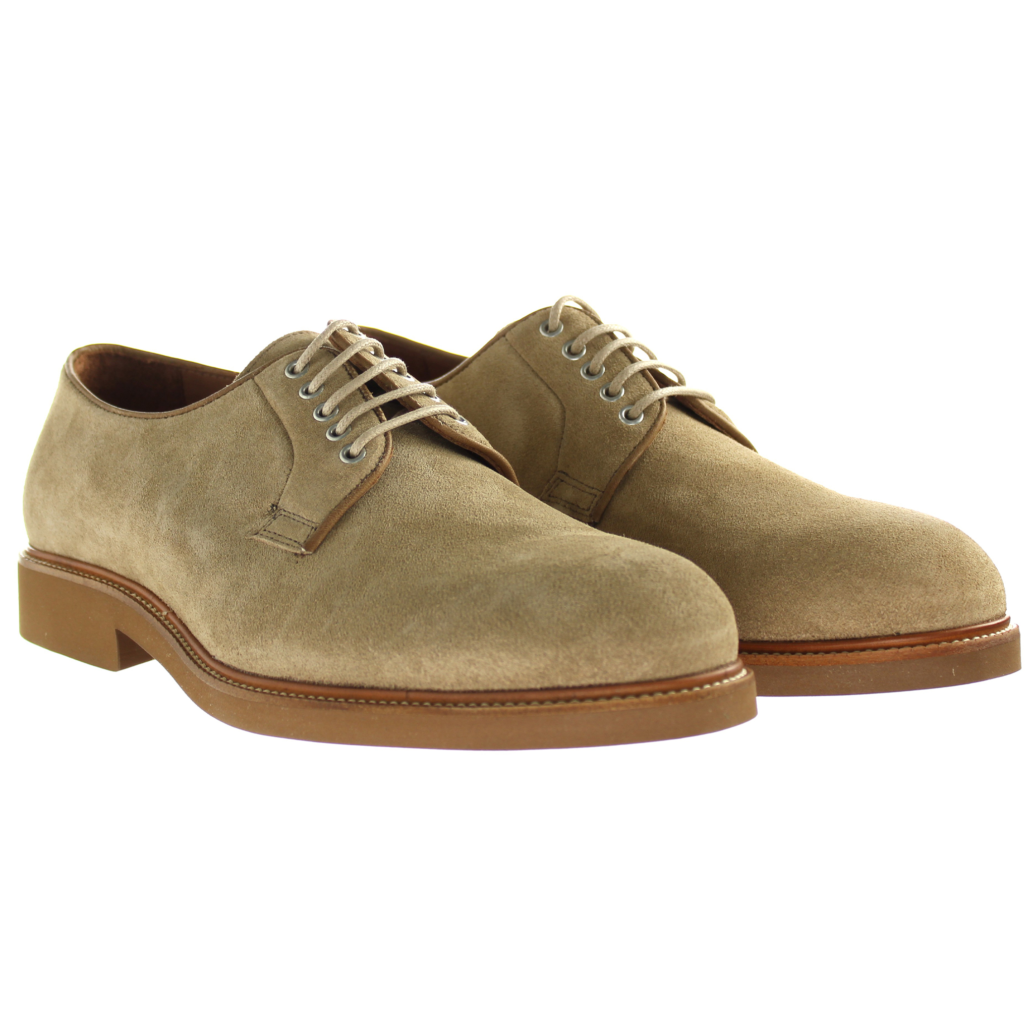 Hackett London Hackett Chino Eyelet Blucher Beige skor för herrar – bild 2