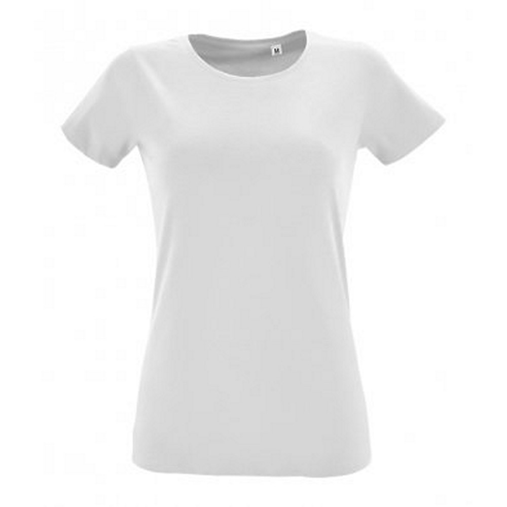 Thumbnail - SOLS Damen/Damen Regent Fit Kurzarm T-Shirt (Weiß)