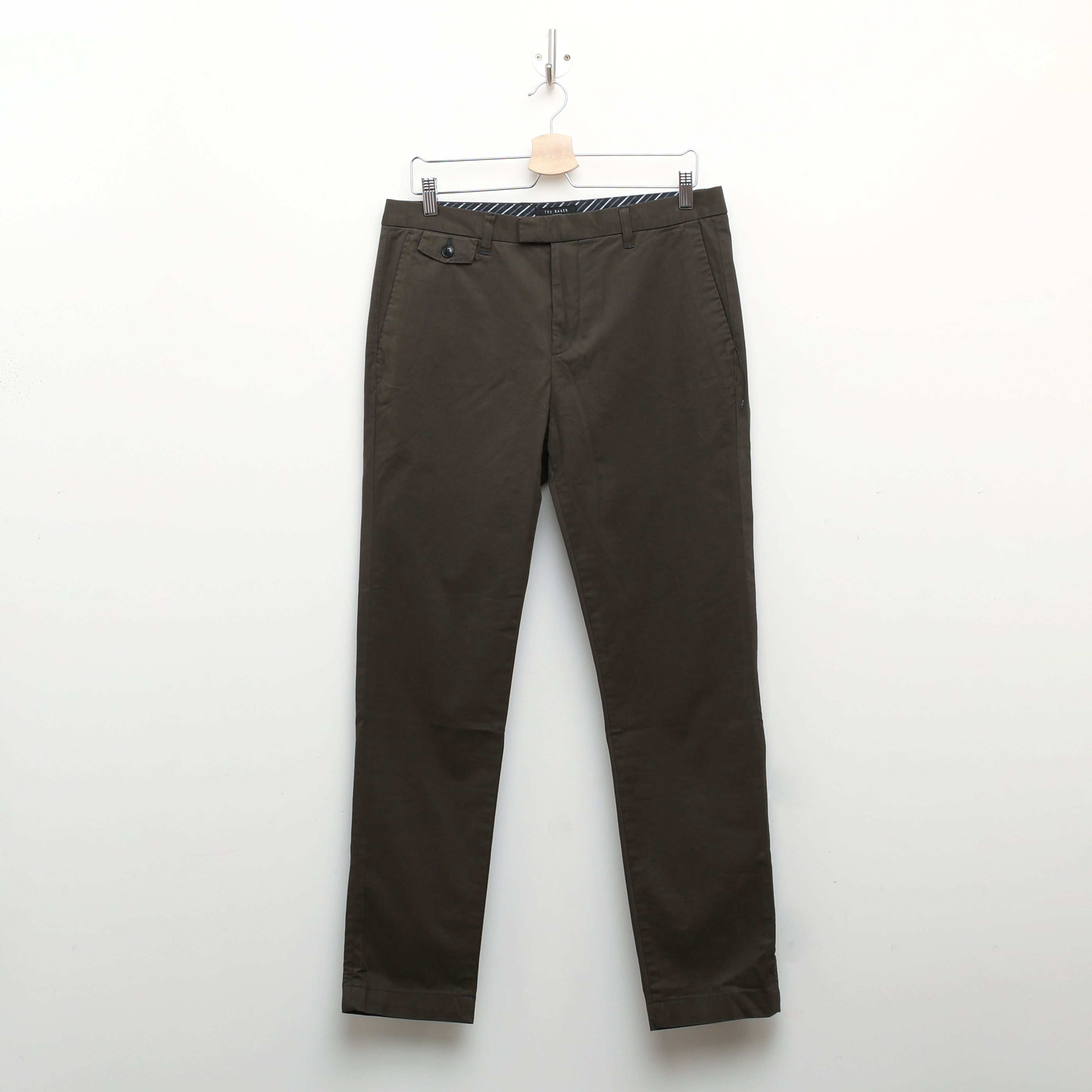 Genay Slim Fit Eleganta Khaki Byxor
