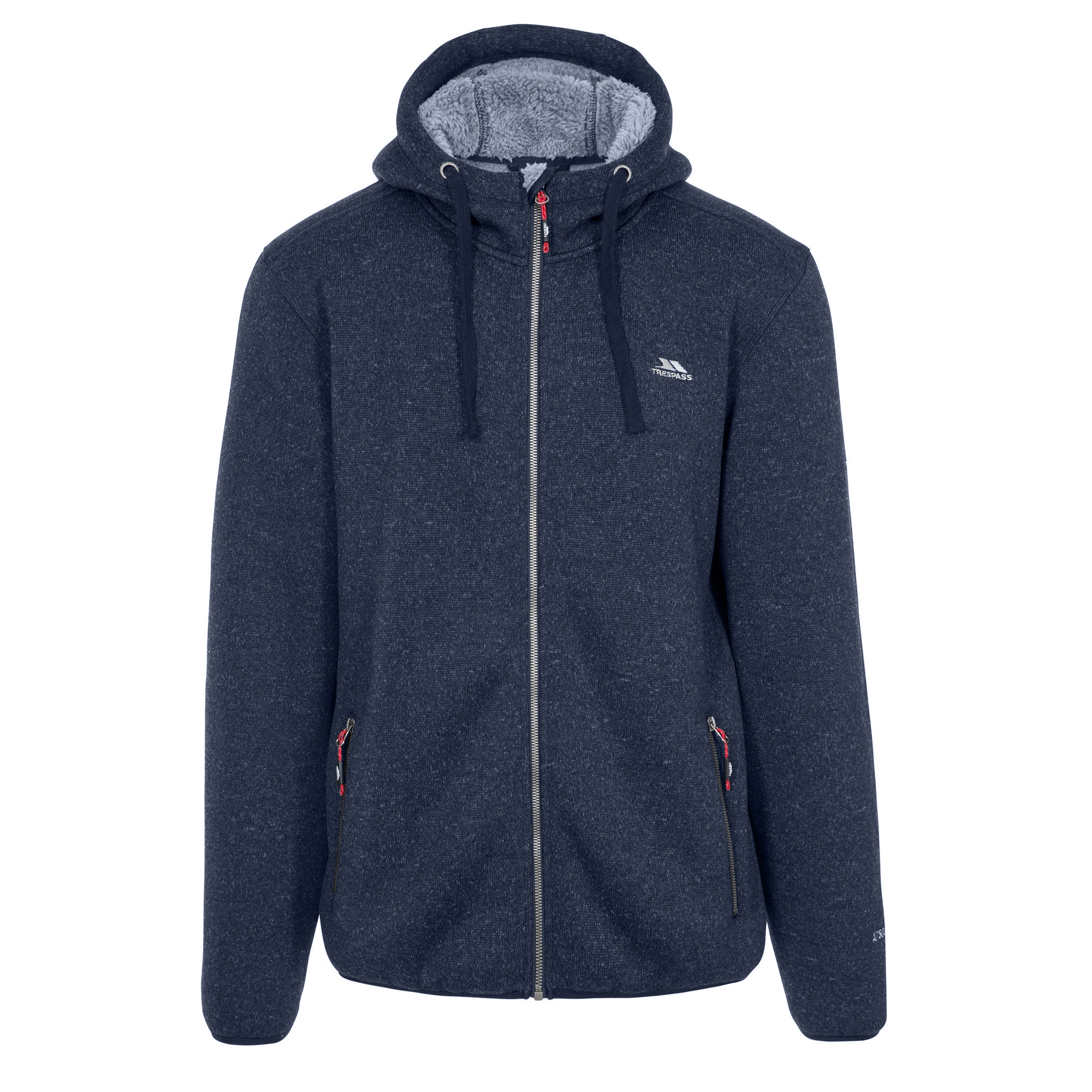 Thumbnail - Trespass Mens Tableypipe Fleece-Jacke (Marine Mergel)