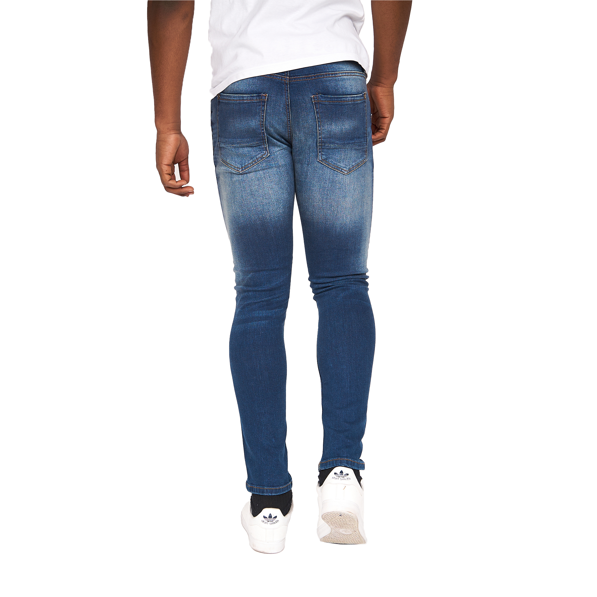 Mens Barbeck Slim Jeans (tonad blå) 2