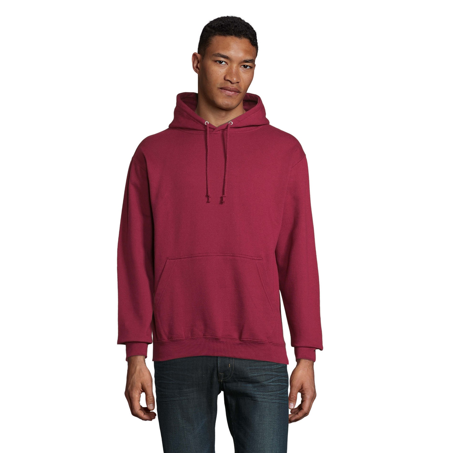 Unisex Condor Hoodie för vuxna (Bourgogne)