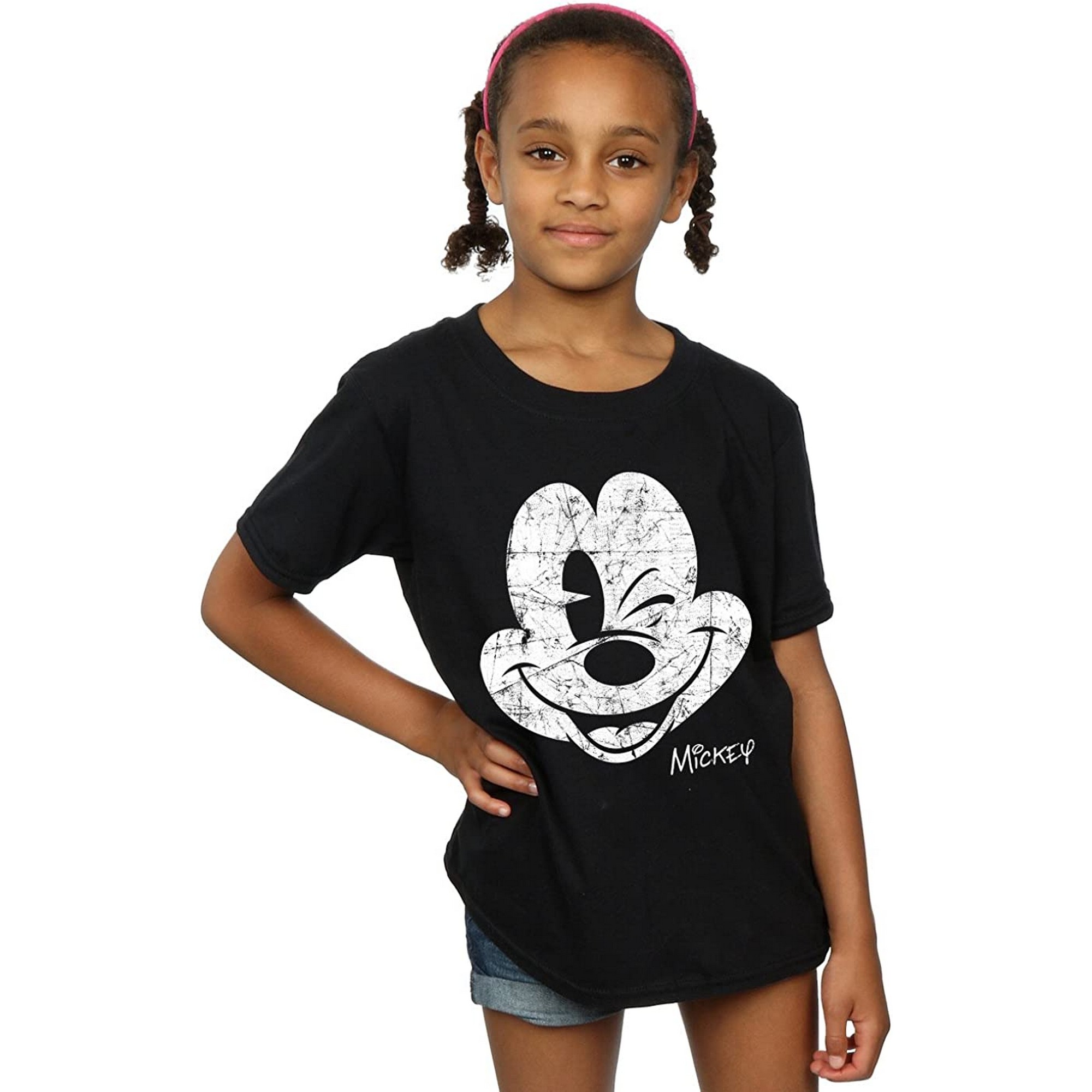 Thumbnail - Disney - T-Shirt für Mädchen (Schwarz)