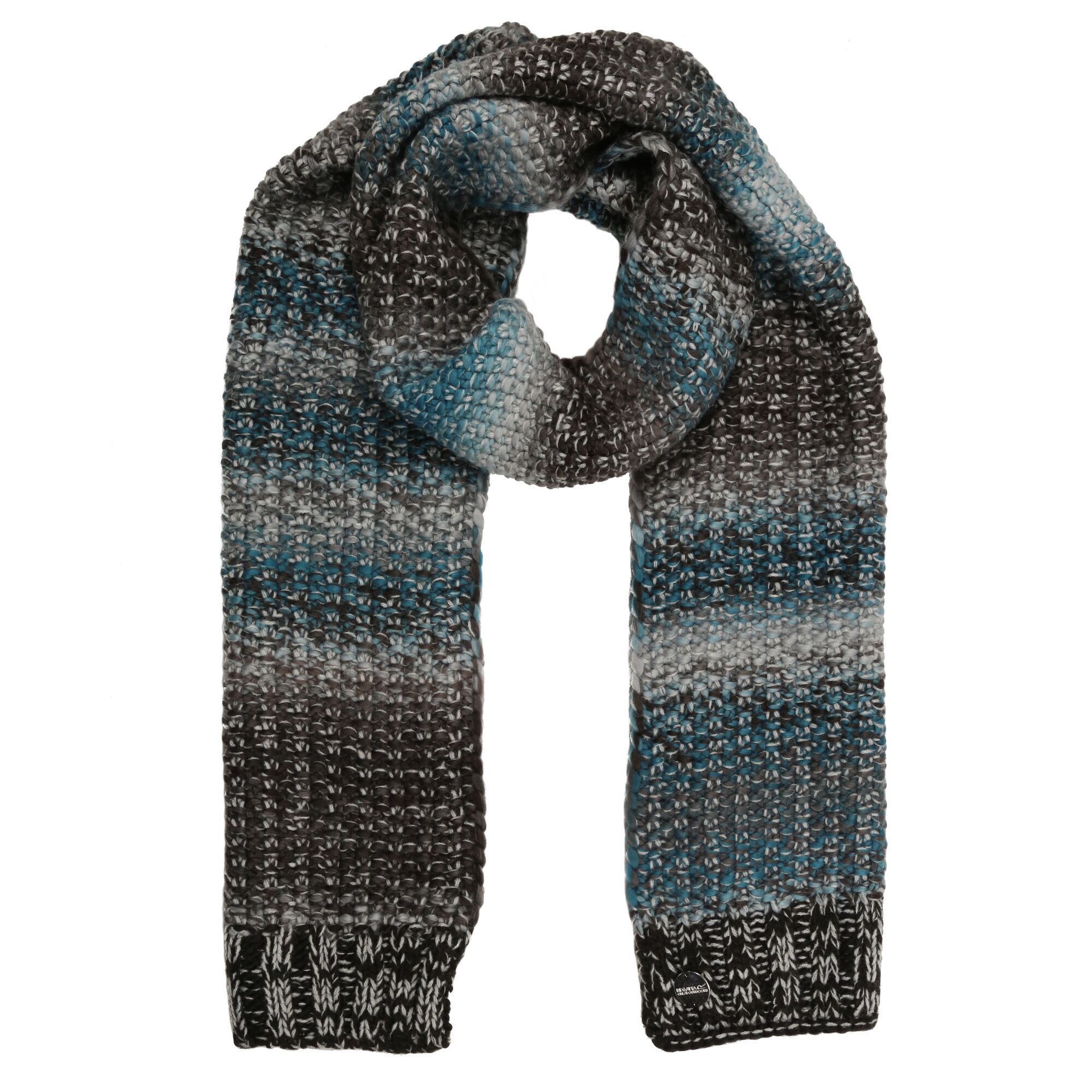 Regatta Womens/Ladies Frosty Knitted Scarf (Teal/Black) - Multicolour - One Size