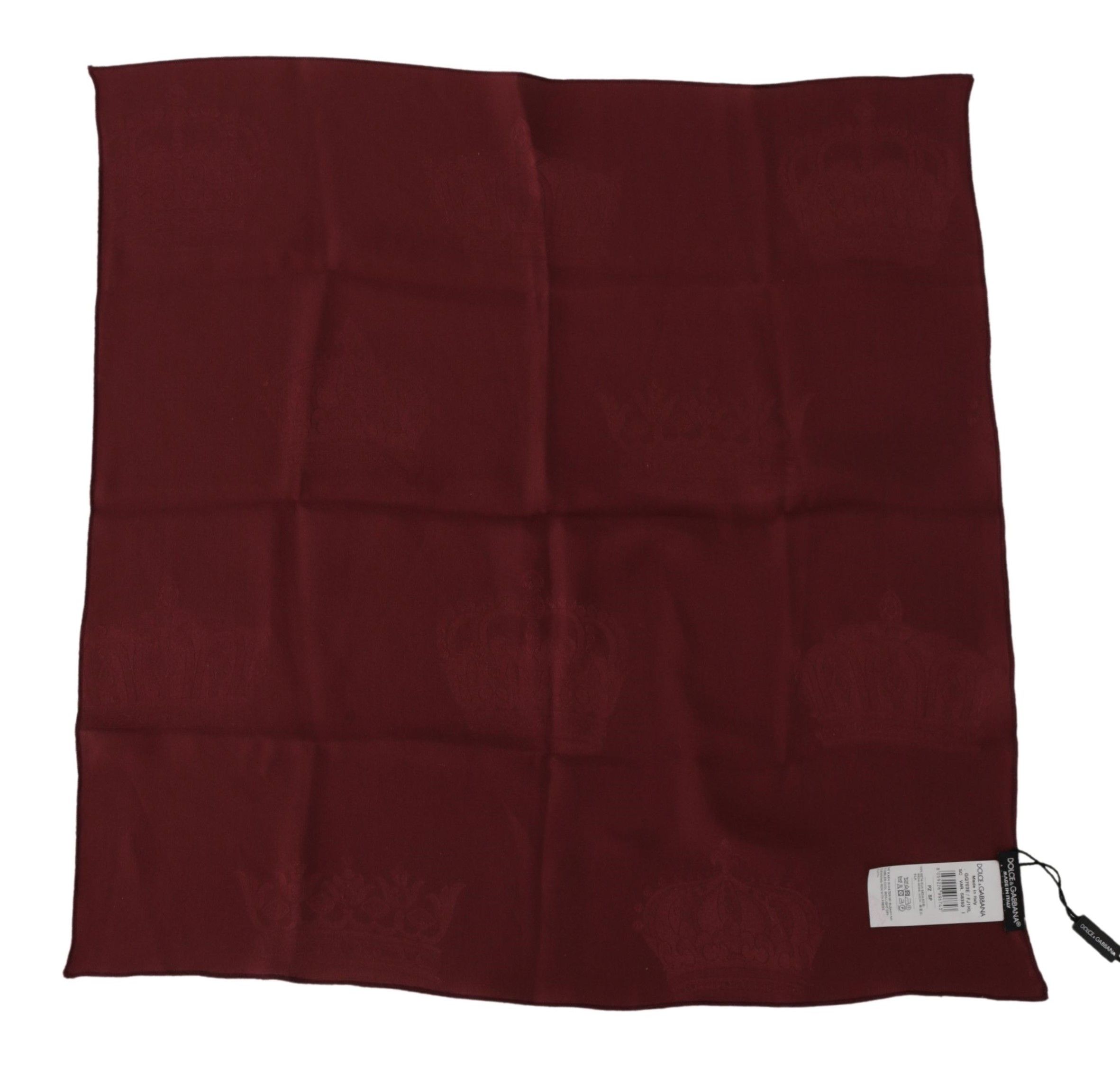 Dolce&Gabbana Silke Kron Fyrkantig Wrap Näsduk Herrscarf scarves – bild 2