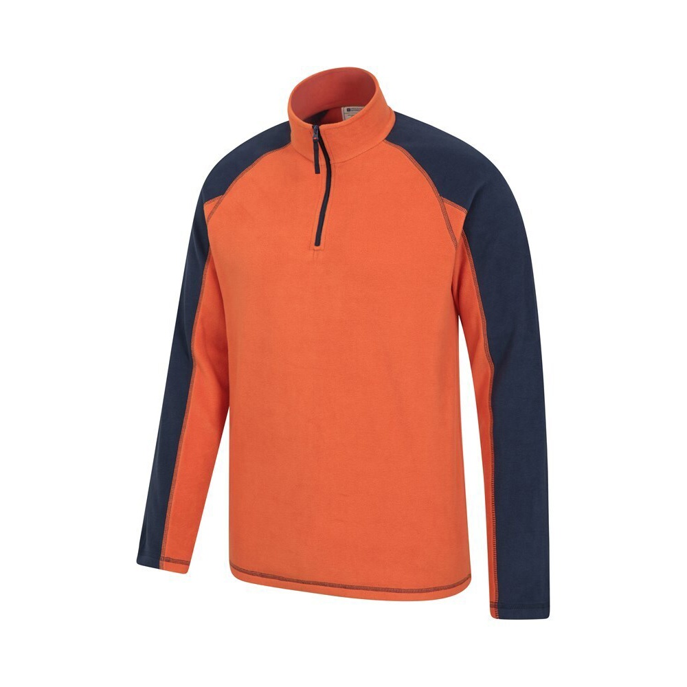 Mountain Warehou Mens Ashbourne Fleece Top (Orange) tröjor herr – bild 2