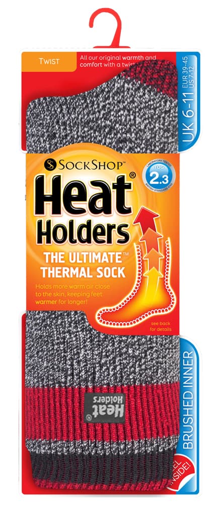 Heat Holders Termostrumpor med vridmönster för herrar – bild 2