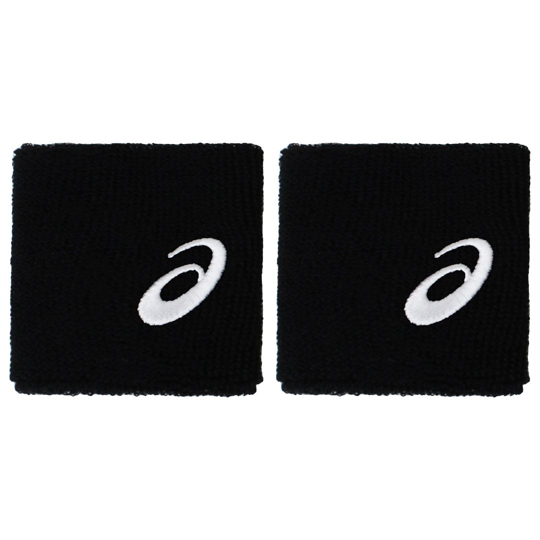 Asics Unisex Performance Black/White Wrist Band - One Size