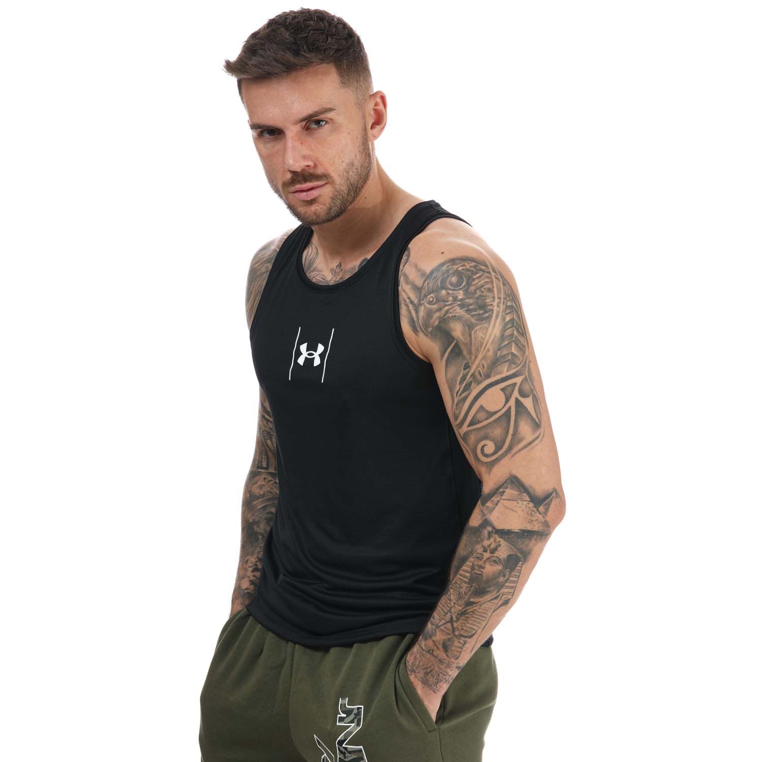 Thumbnail - Herren Under Armour UA Speed Stride Shock Weste in Schwarz