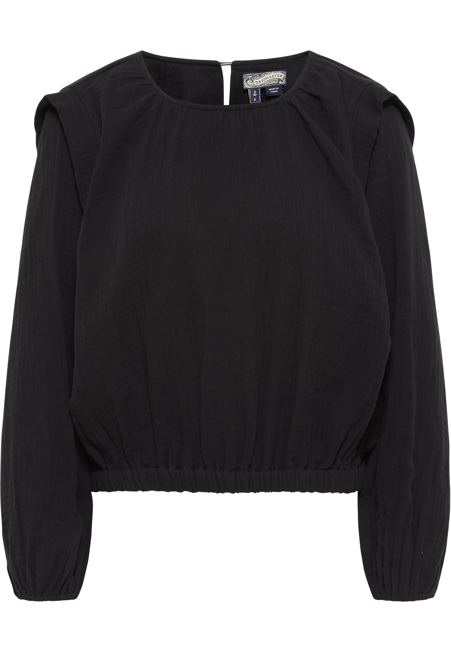 Dreimaster Blouse Dames zwart