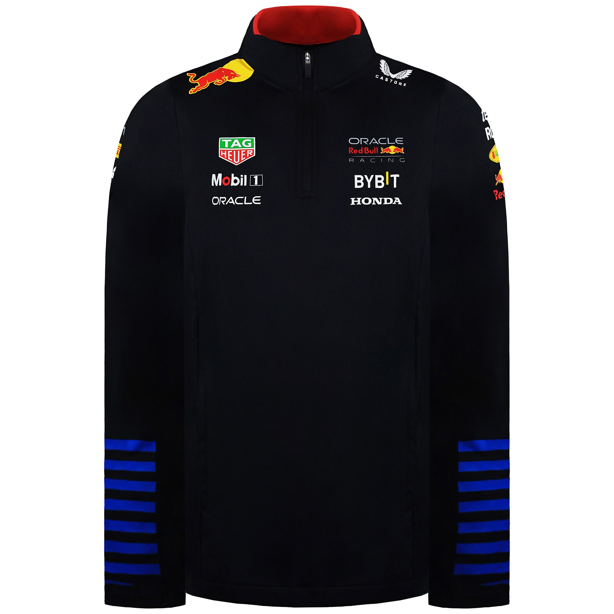Castore Red Bull Racing F1 2024 Team Unisex Navy Midlayer - Size Small