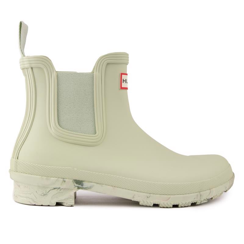 Hunter Grön Original Chelsea Boots