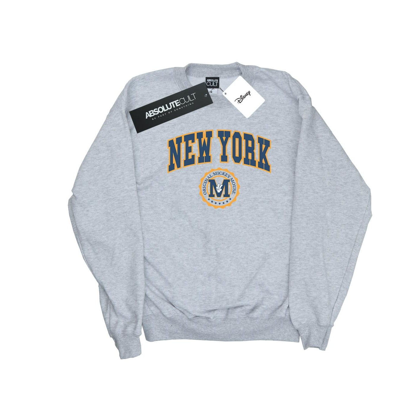 Thumbnail - Disney - "Mickey Mouse New York Seal" Sweatshirt für Damen (Grau)