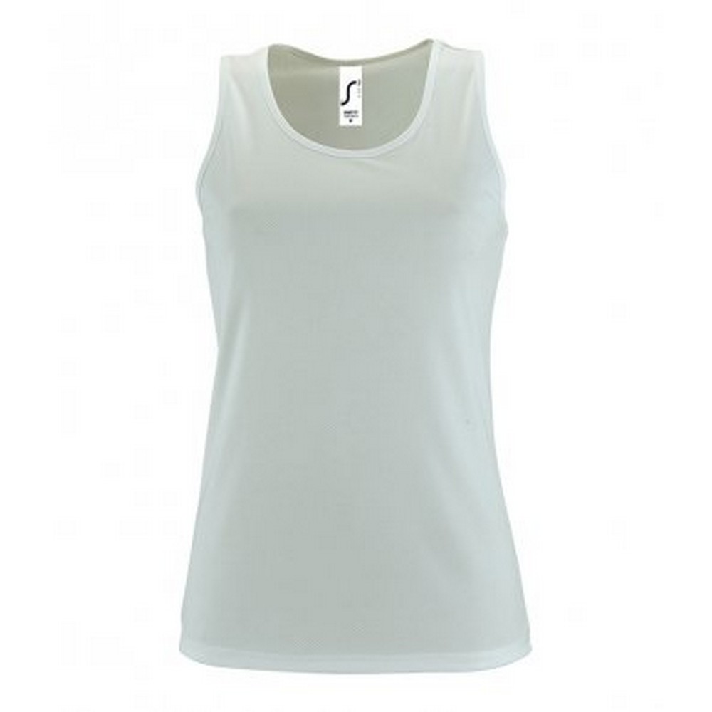 Thumbnail - SOLS Womens/Ladies Sporty Performance Sleeveless Tank Top (Weiß)