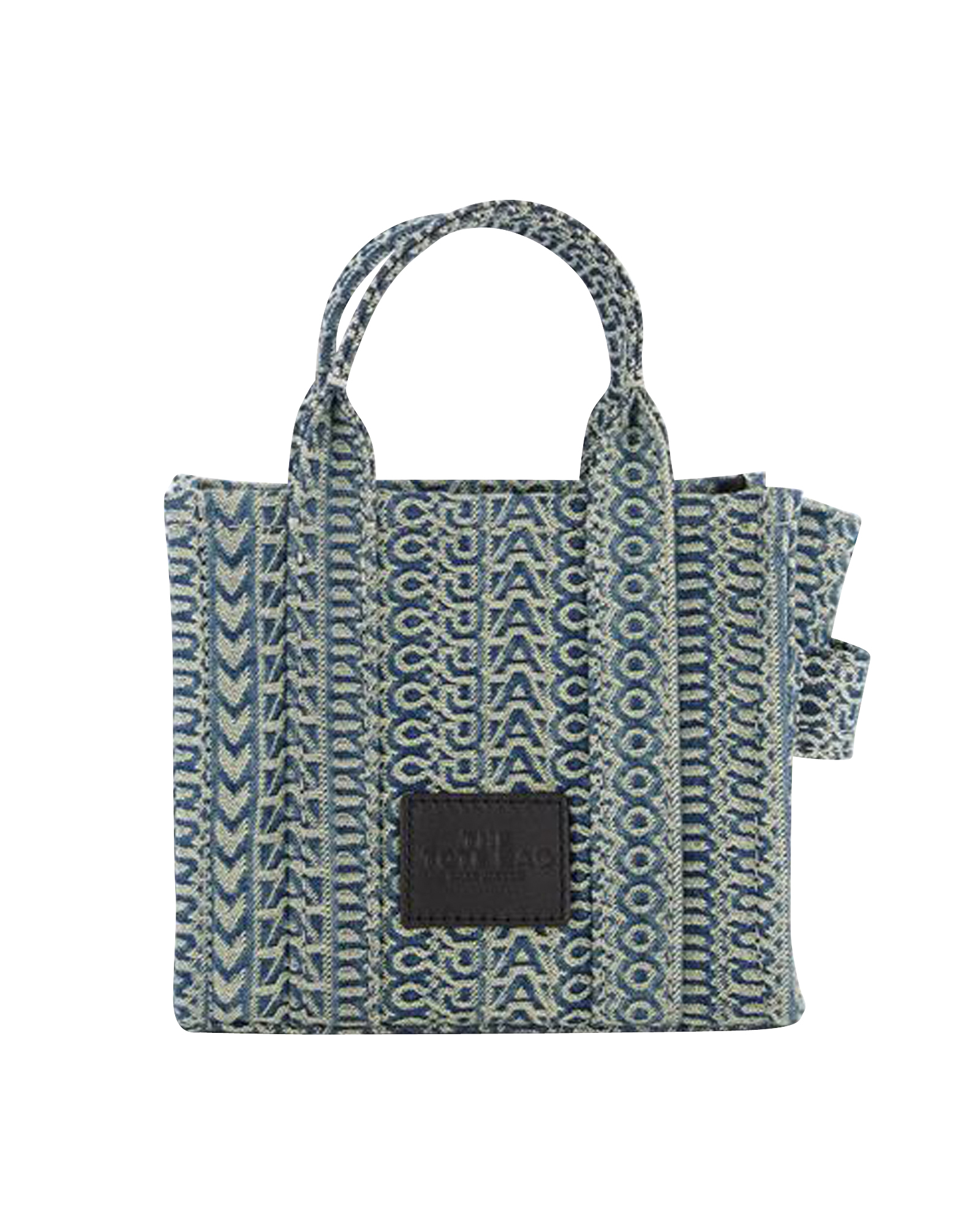 Thumbnail - Tote bag The Micro Tote - Marc Jacobs - Baumwolle - Blau