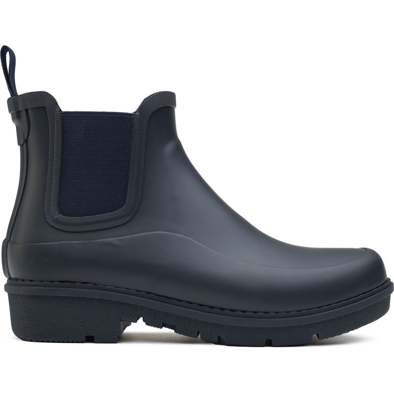 Fitflop Womens Wonderwelly Chelsea Boots – Blue Rubber – Size UK 3