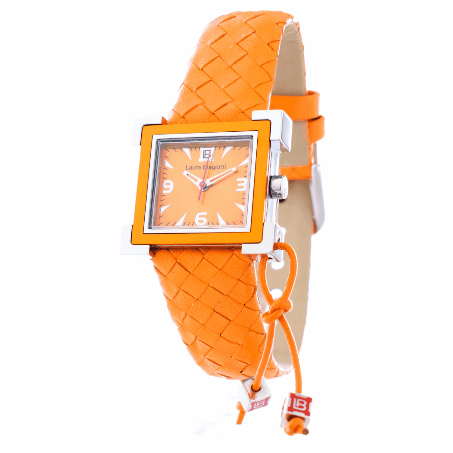 Thumbnail - Laura Biagiotti Damenuhr Quartz Silber Orange