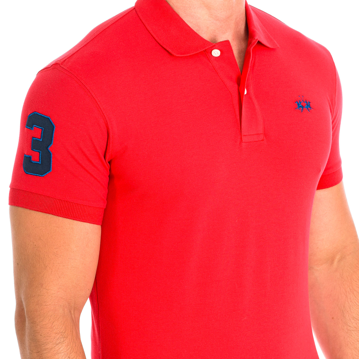 LA MARTINA Kortärmad Polo TMP300-PK001 man pikéer herr – bild 2