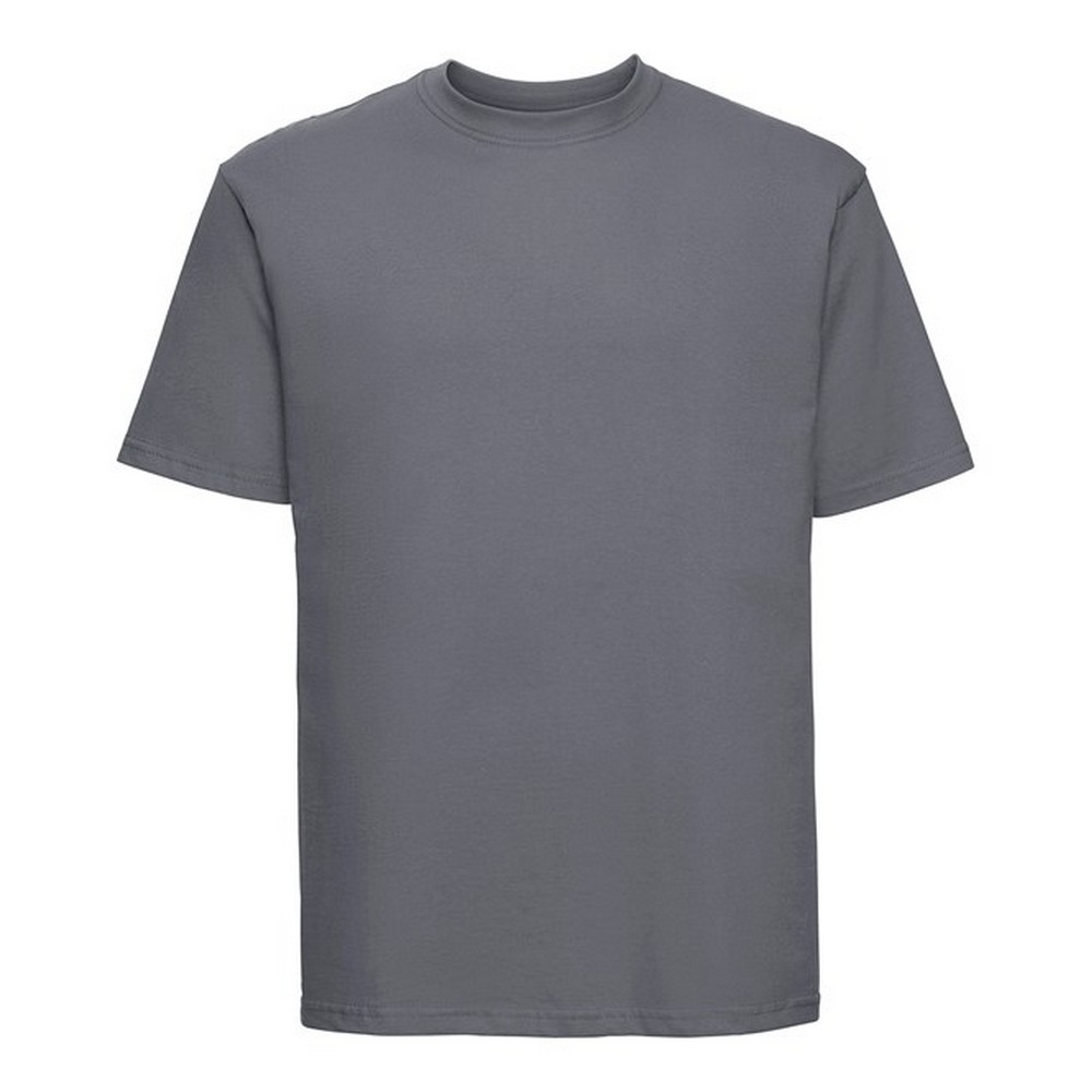 Russell (Xl, Convoy Grey) Mens Classic Ringspun Cotton T-Shirt - Image 2
