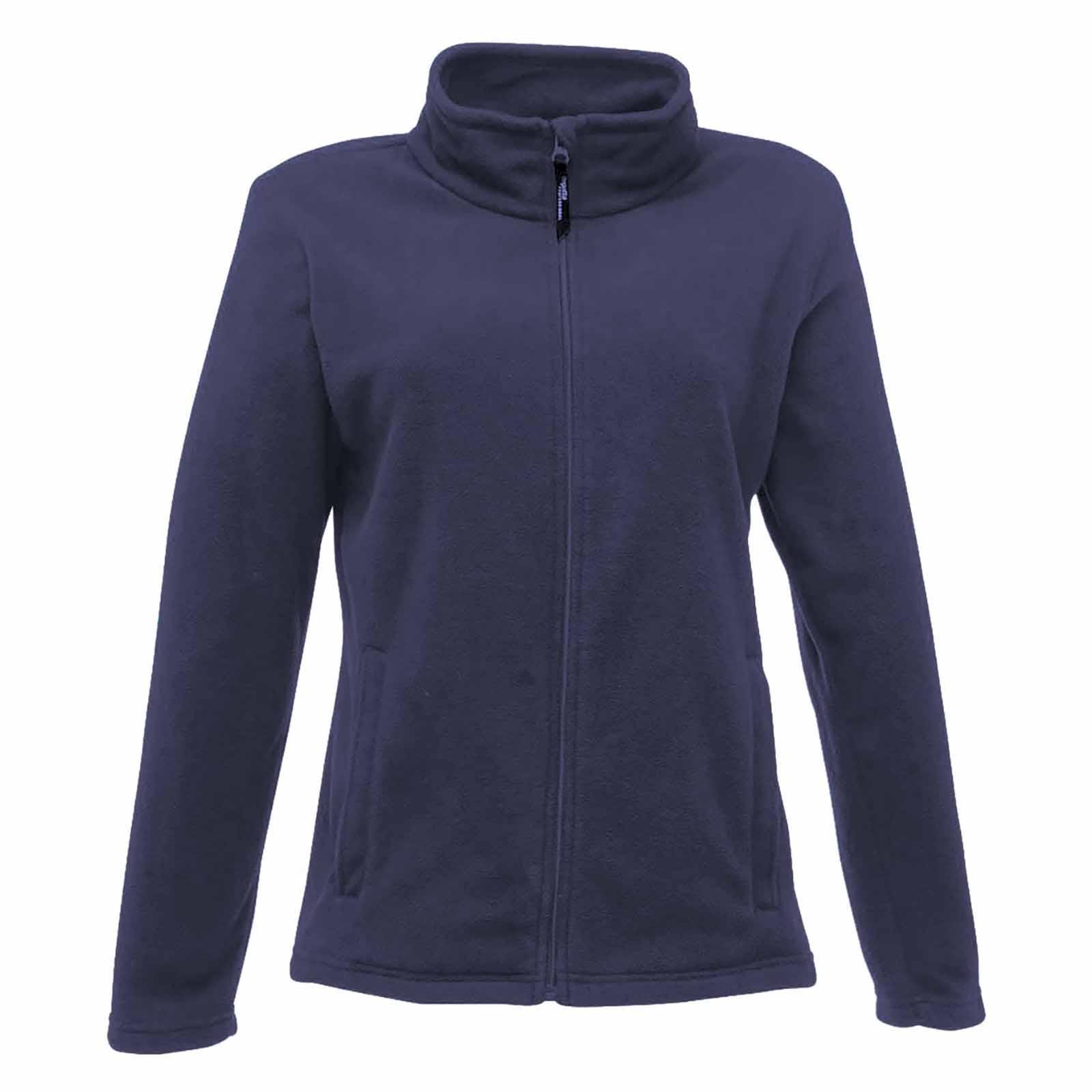 Regatta Dames/Dames Microfleece Full Zip Jas (Donkere marine)