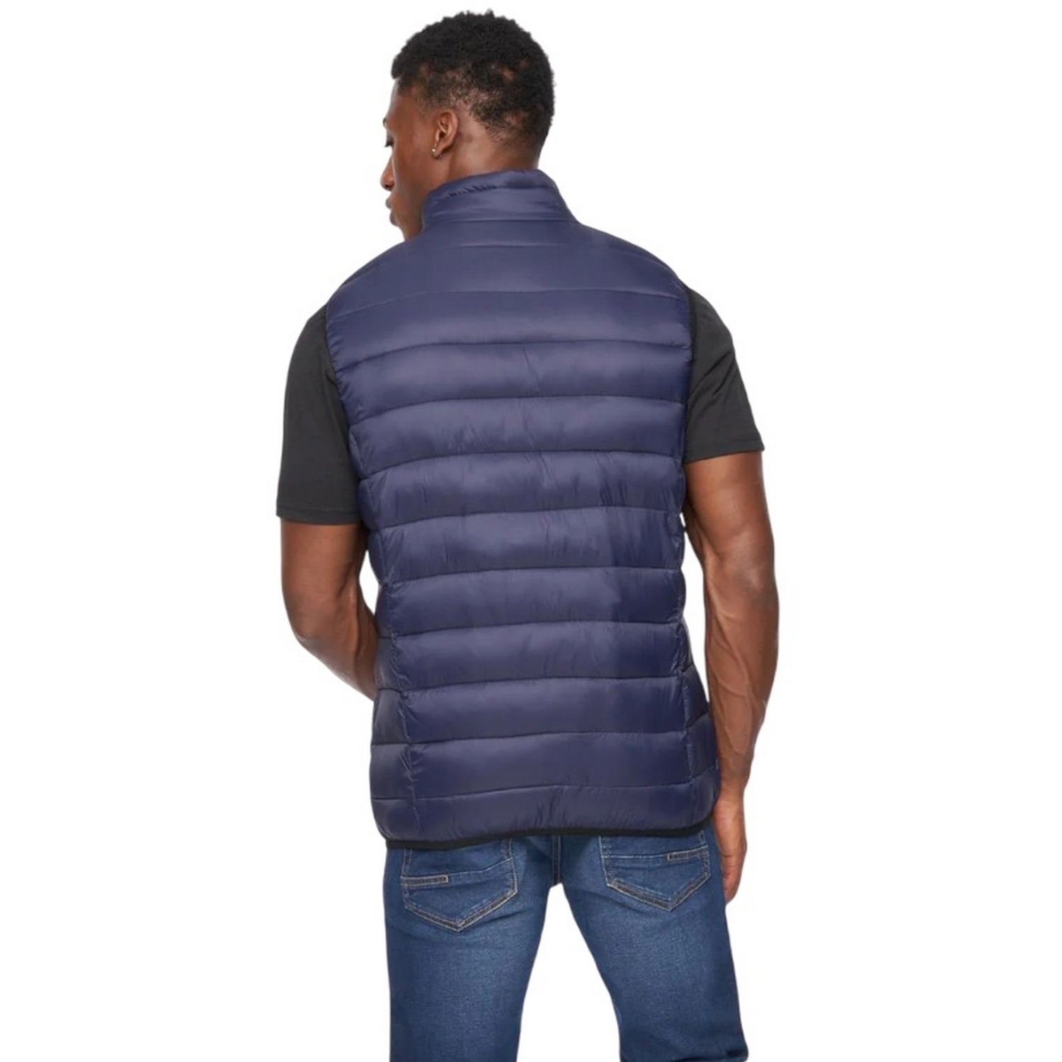 Crosshatch Gattering Gilet för herrar (Marin) – bild 2