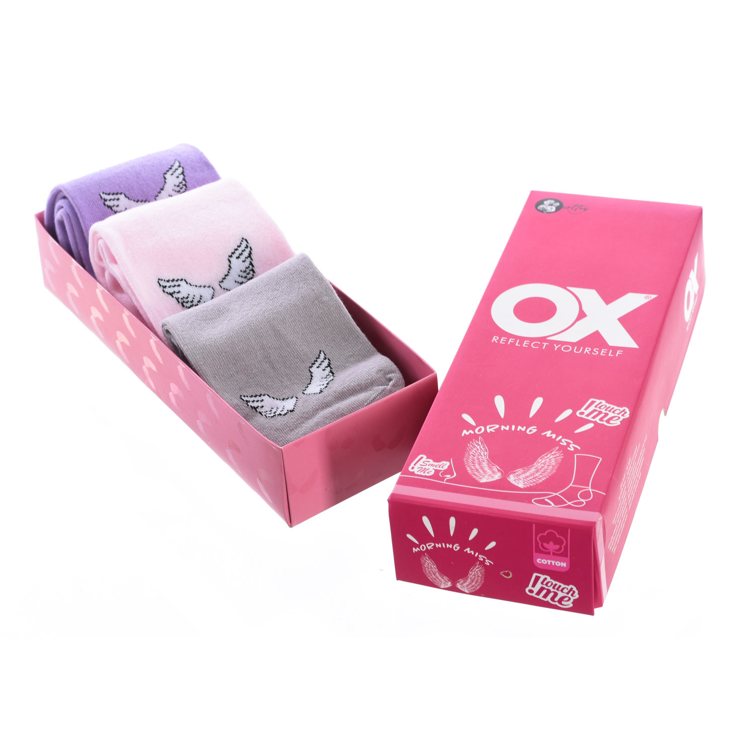 Set van 6 lage sokken OX met frisse geuren