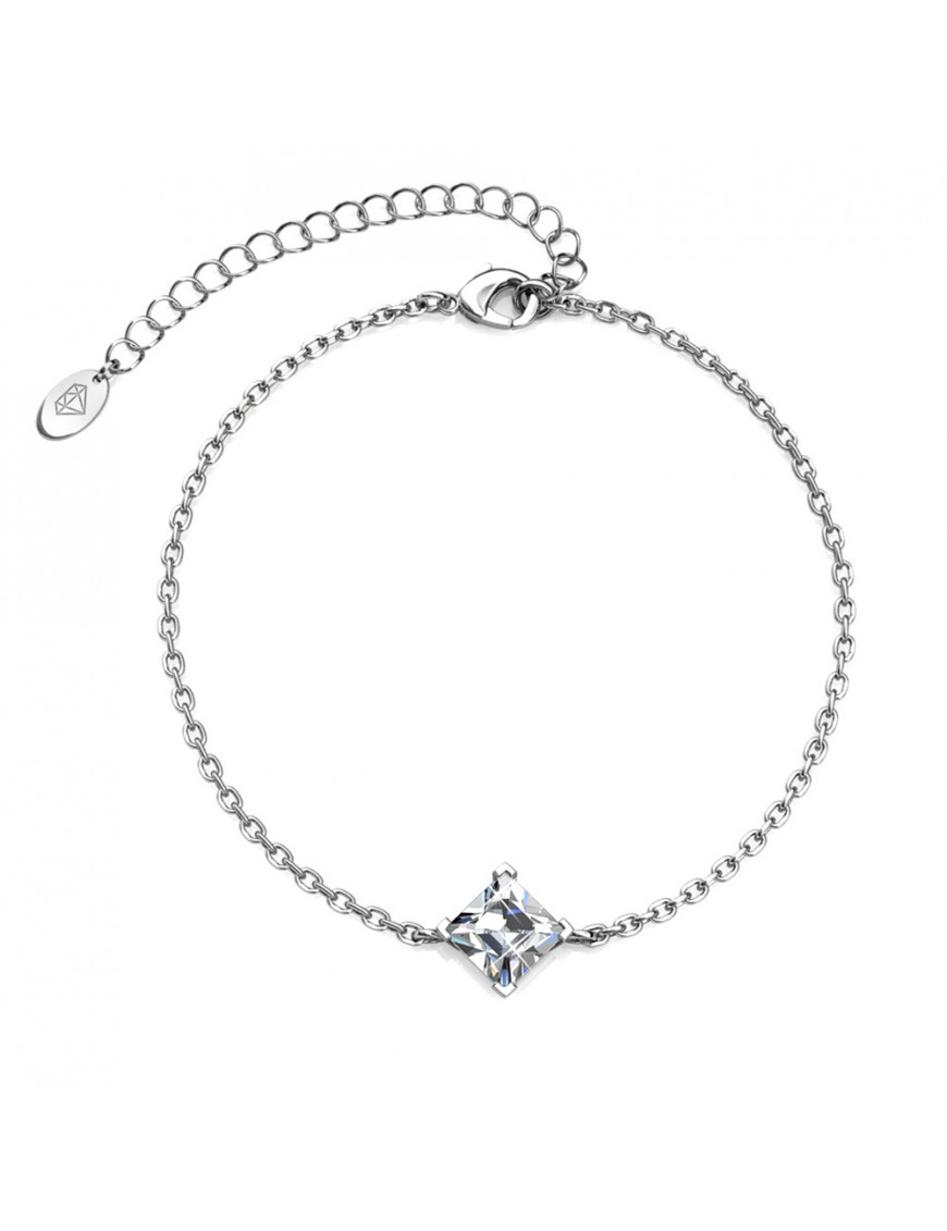 Thumbnail - Calle Armband - Silber und Kristall