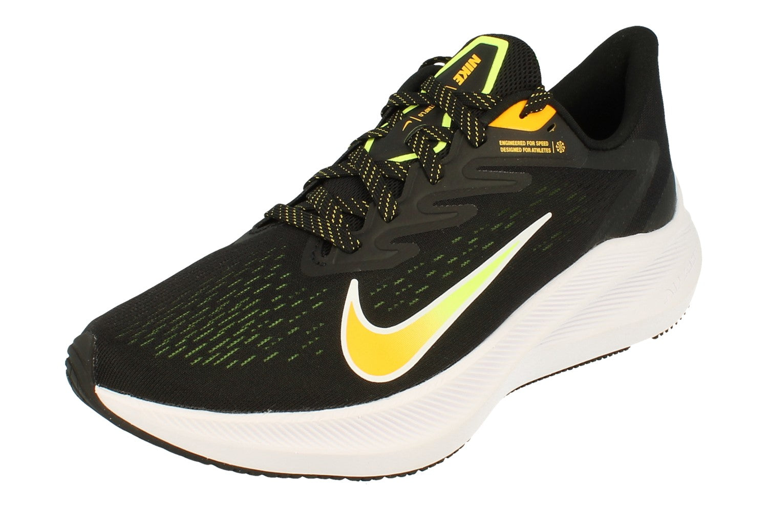 Thumbnail - Nike Zoom Winflo 7 Herren Schwarz Turnschuhe