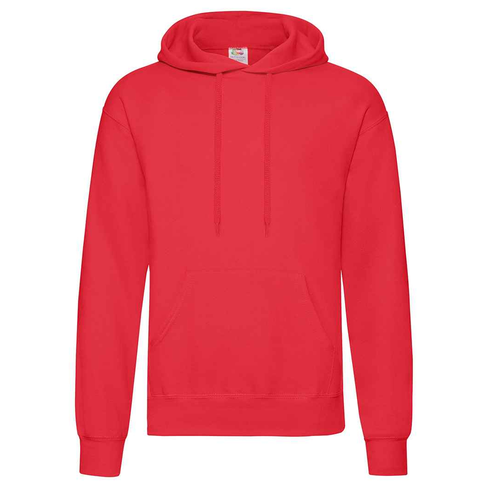 Unisex Classic Hoodie för vuxna (Röd)