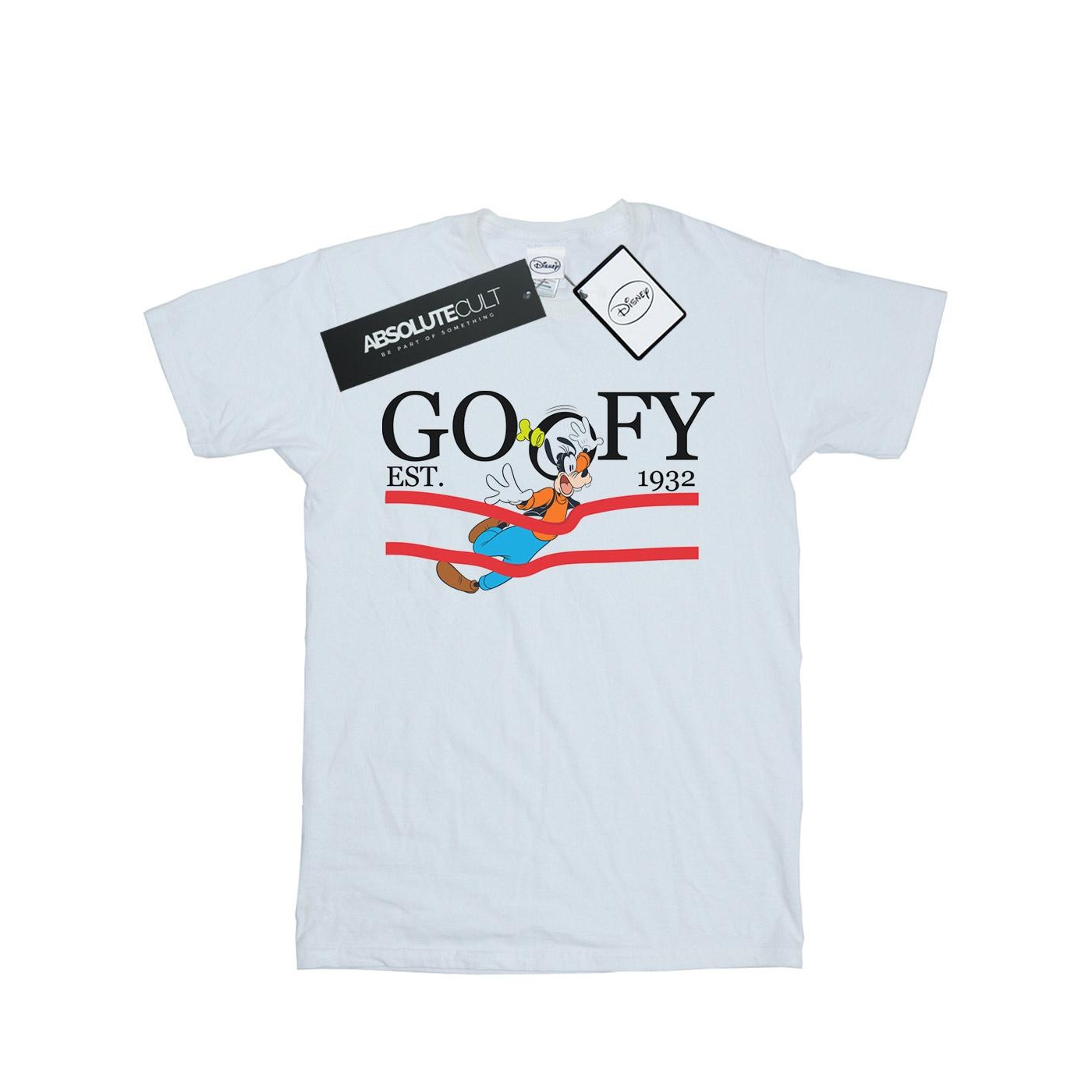 Thumbnail - Disney - "Goofy By Nature" T-Shirt für Herren (Weiß)