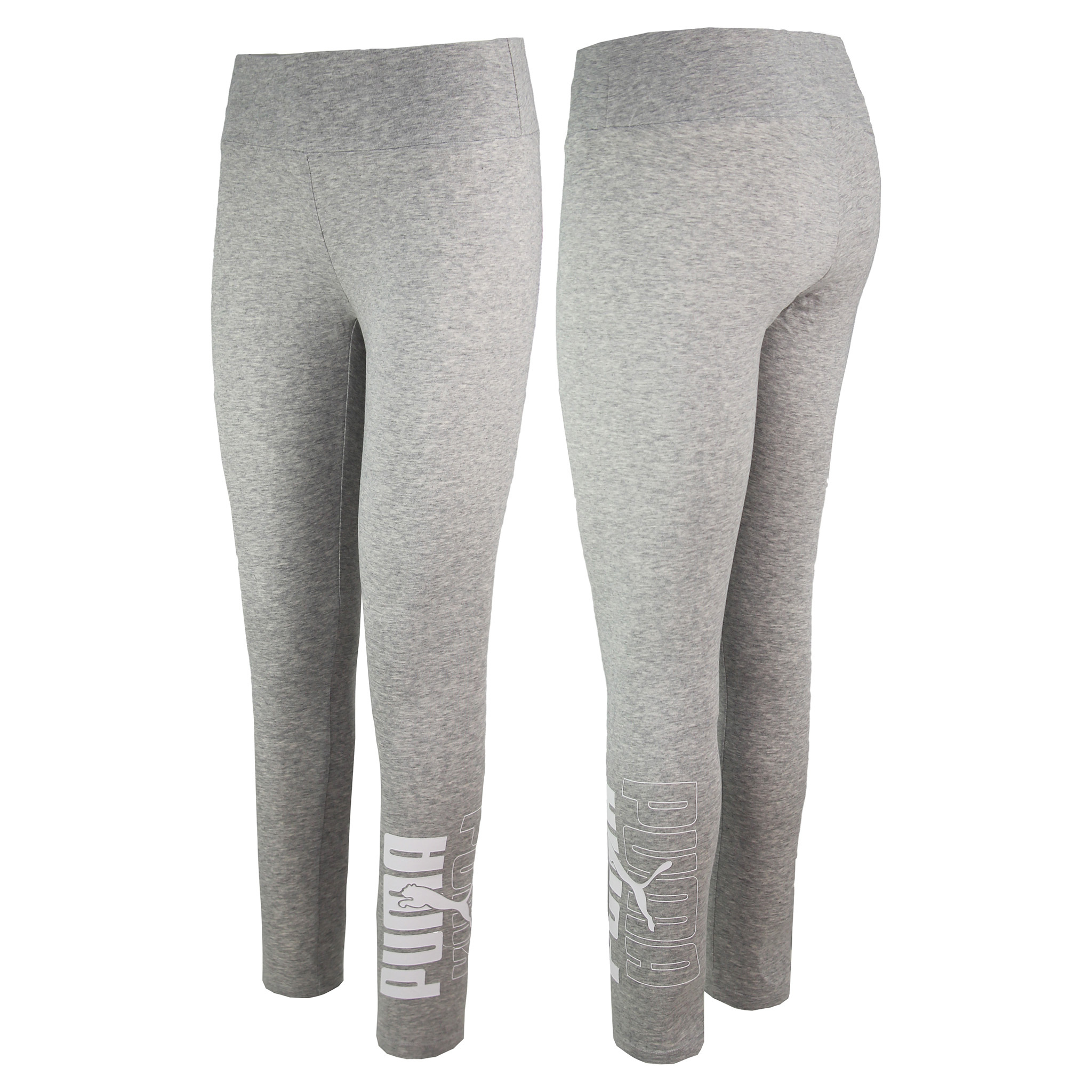 Puma Tight Fit Long Training Sports Womens Grey Rebel Leggings 583563 04