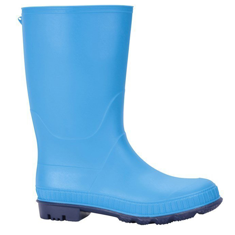 Mountain Warehouse Childrens/Kids Plain Wellington Stiefel (Blau)