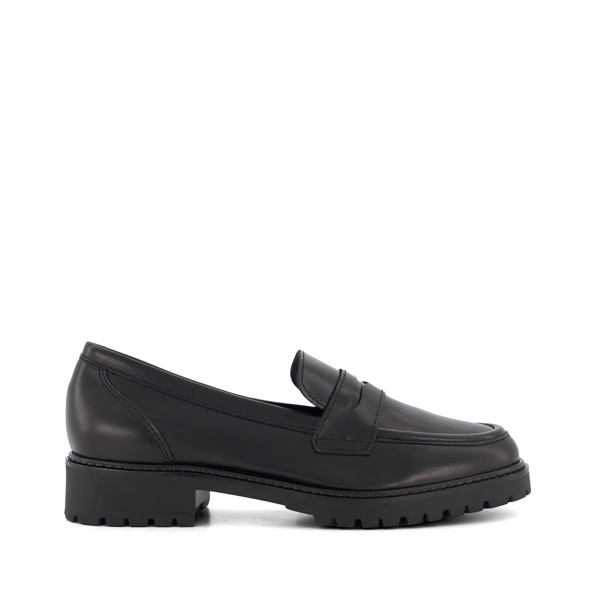 Dune Dam GILD Klackloafers med Penny-detalj Gild 2