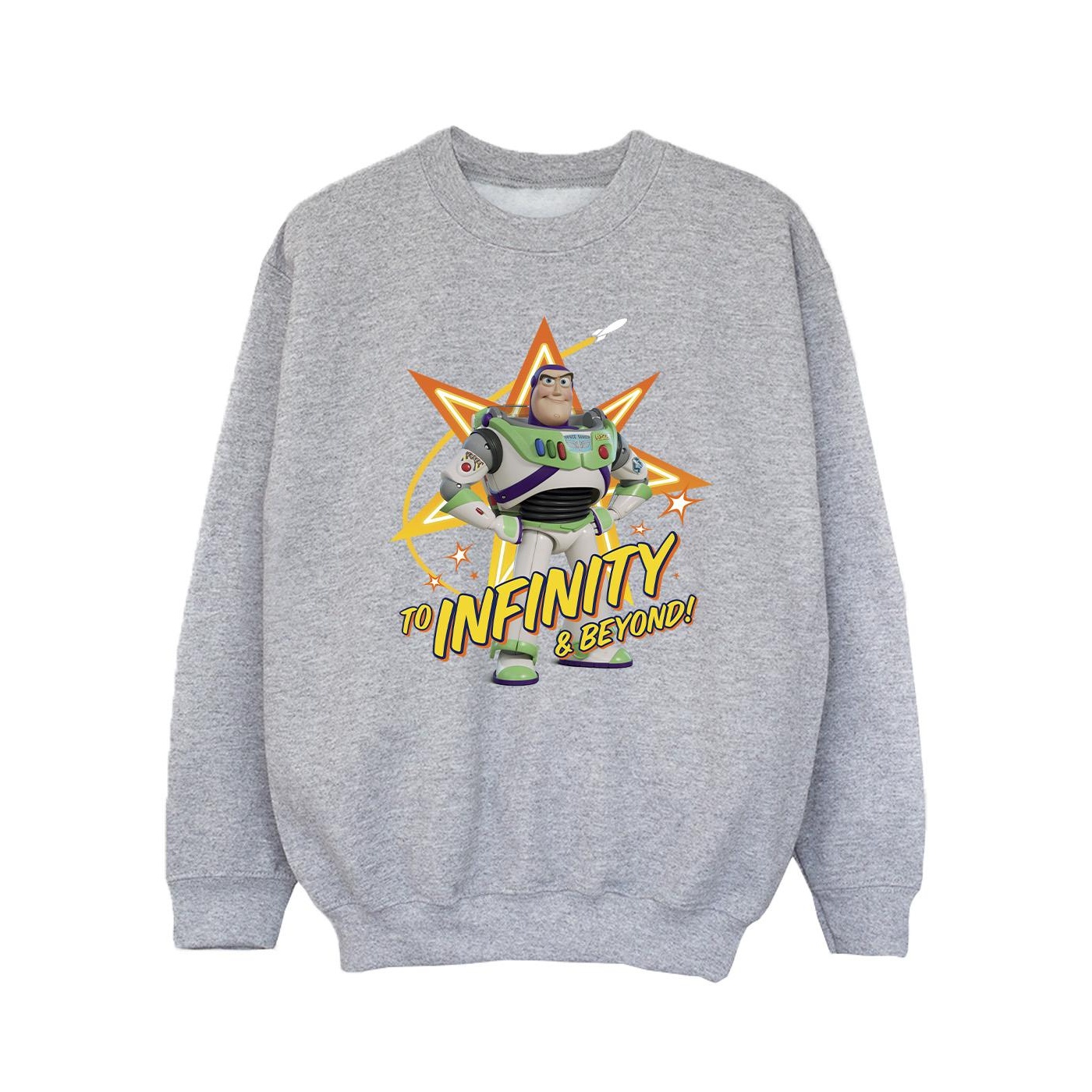 Thumbnail - Disney - "Toy Story Buzz To Infinity" Sweatshirt für Mädchen (Grau)