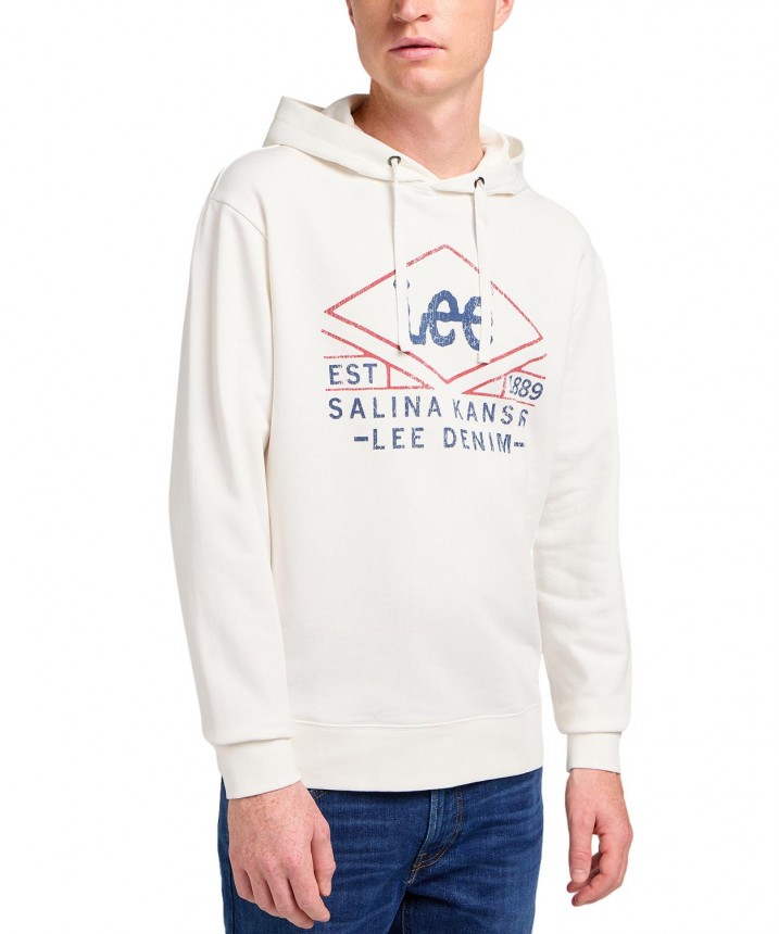 Thumbnail - Lee - HOODIE ECRU