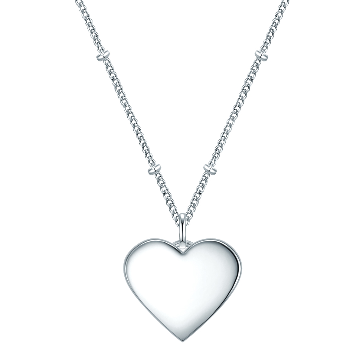 Eastside Womens Female Stainless Steel Necklace - Silver Stainless Steel (archived) - One Size