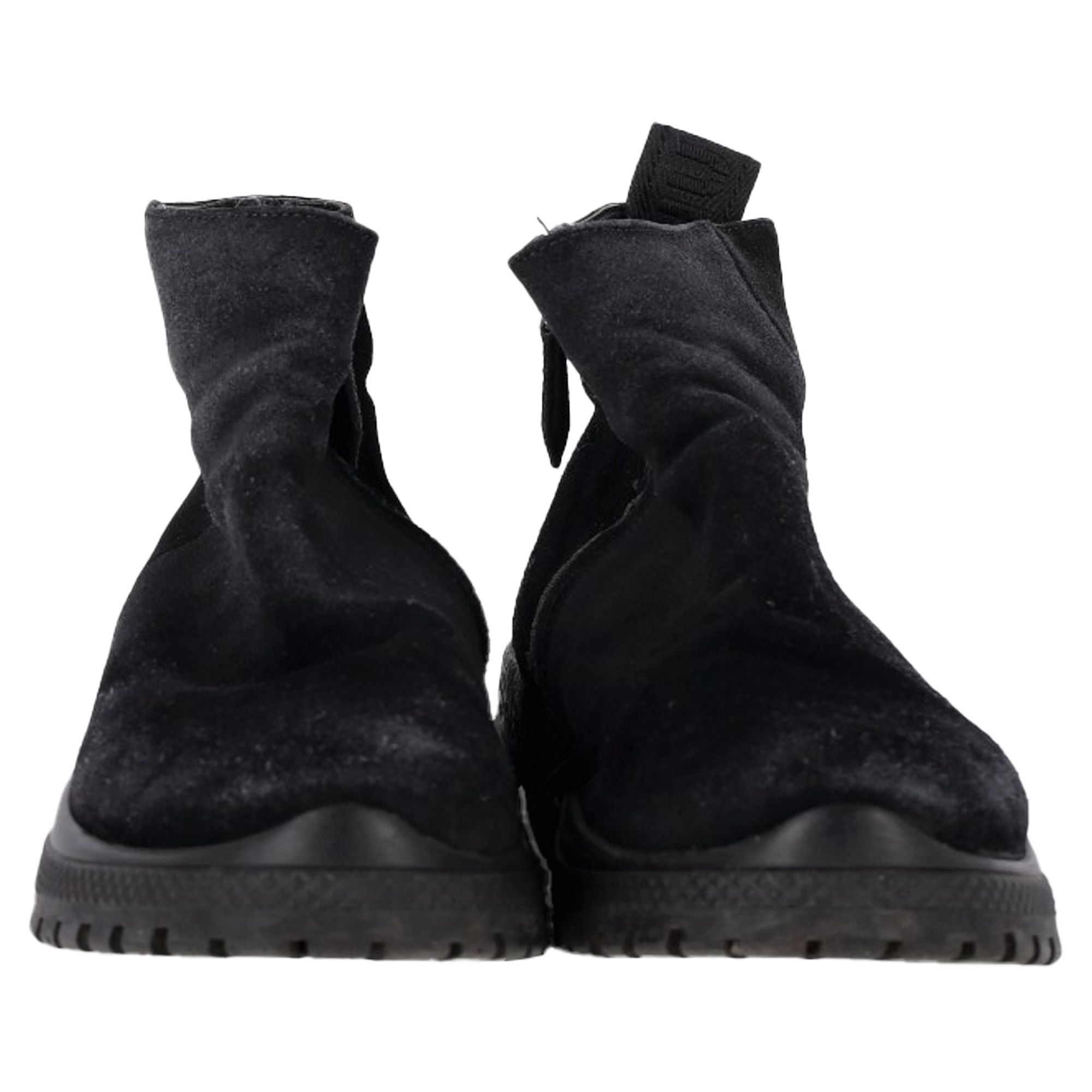Miu Miu Pre-owned Miu Miu Dragkedja Ankelboots i Svart SMocka dam – bild 2