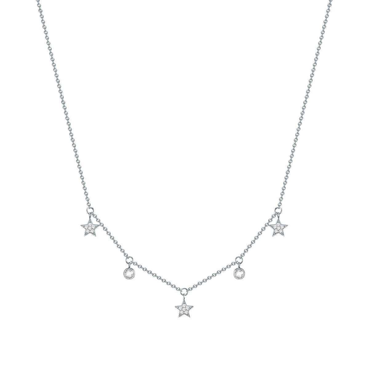 Eastside Womens Female Stainless Steel Necklace - Silver Stainless Steel (archived) - One Size
