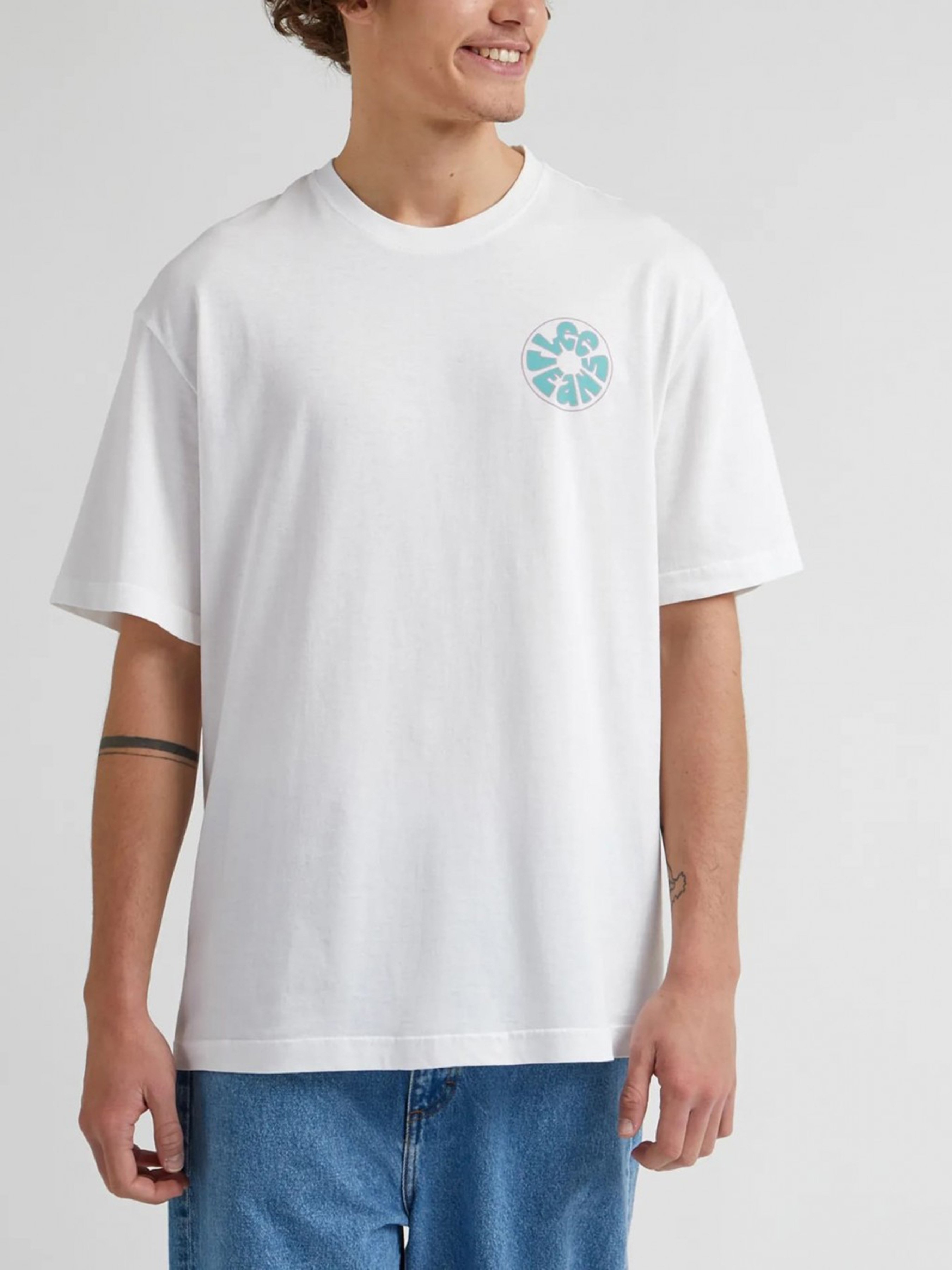 Thumbnail - Lee - T-shirt WHITE