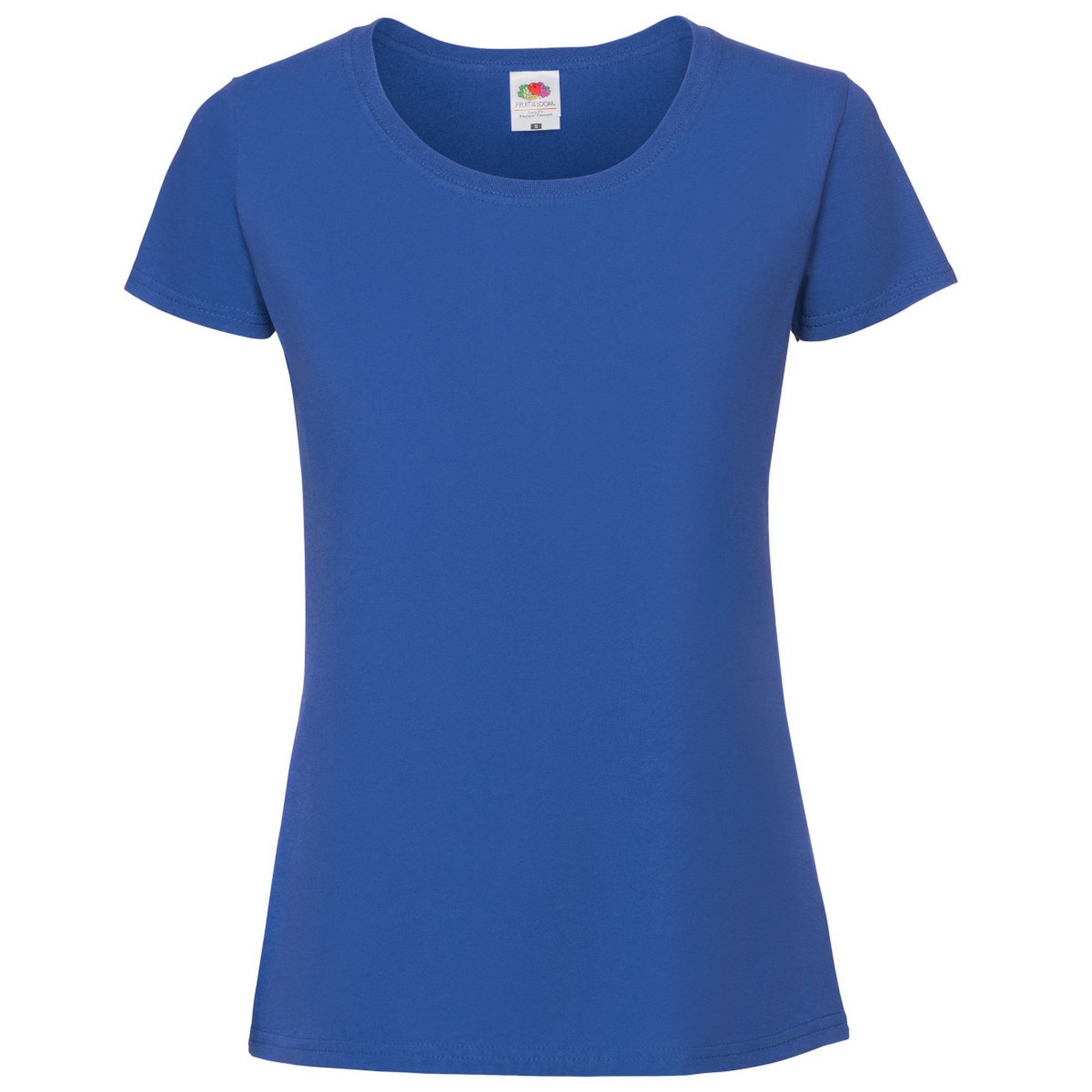 Thumbnail - Fruit Of The Loom Damen/Damen Ringspun Premium T-Shirt (Cobalt)