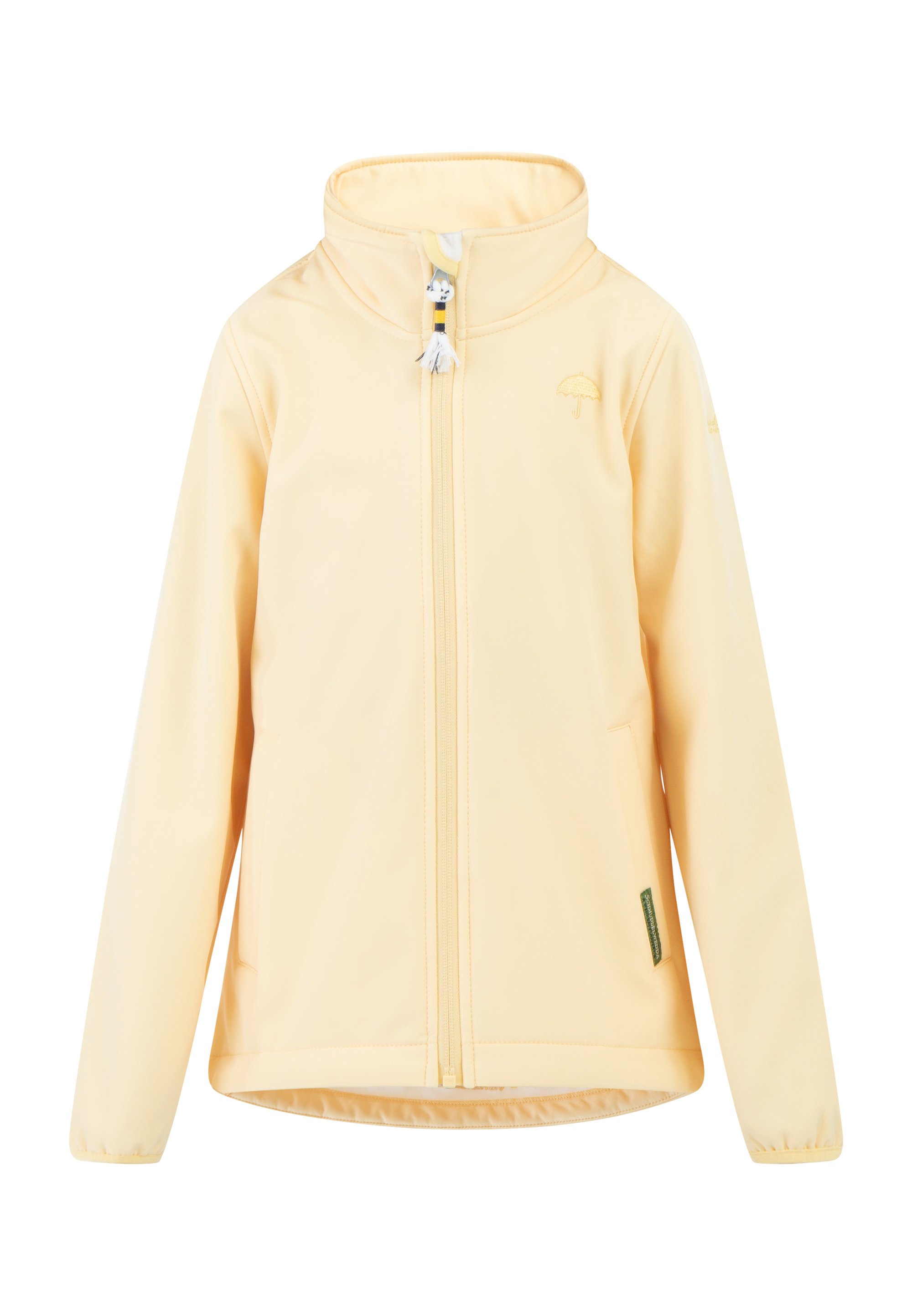 Thumbnail - Schmuddelwedda Softshelljacke - recyceltes Material Mädchen Vanille-280
