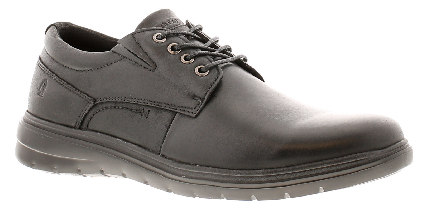 Thumbnail - Hush Puppies Triton Schwarze Herren-Schnürschuhe Aus Leder