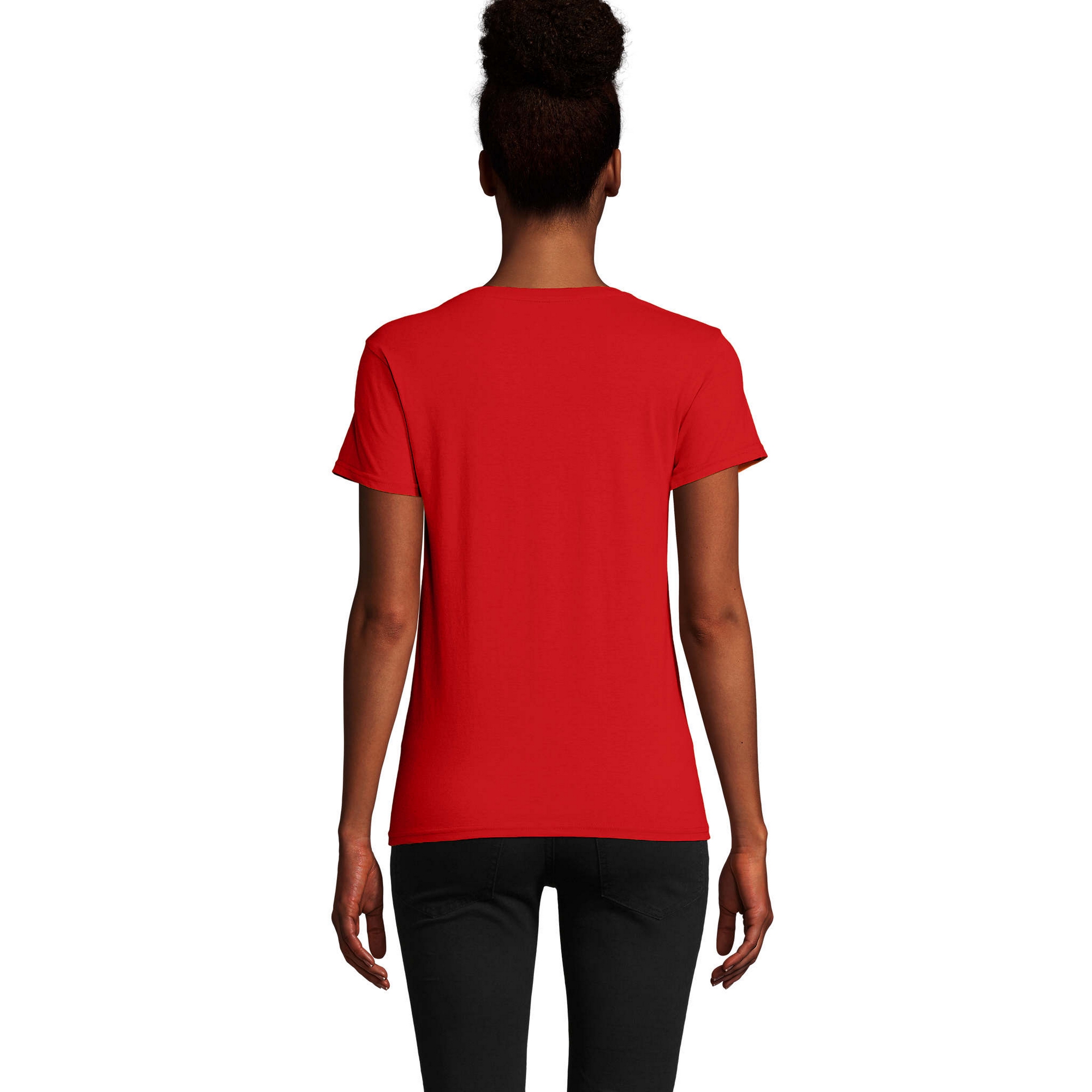 SOLS Pioneer T-shirt dam/dam (Röd) – bild 2