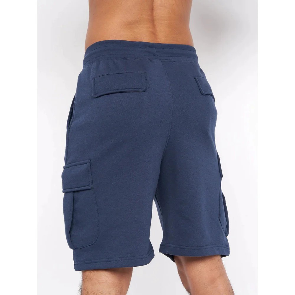 Crosshatch Mens Seagaro Cargo Shorts (Insignia Blue) herr – bild 2